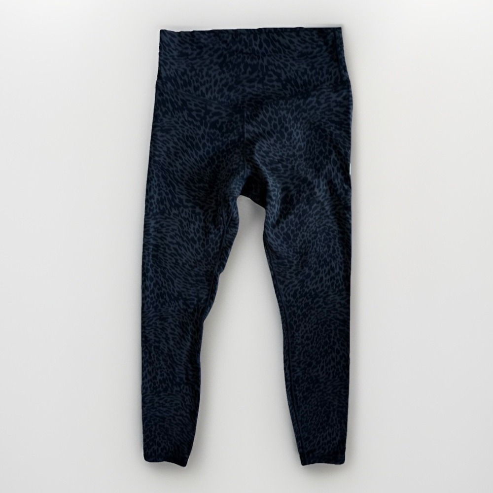 Vuori Daily Leggings Women's Small Black Animal Print High Rise Yoga Activewear